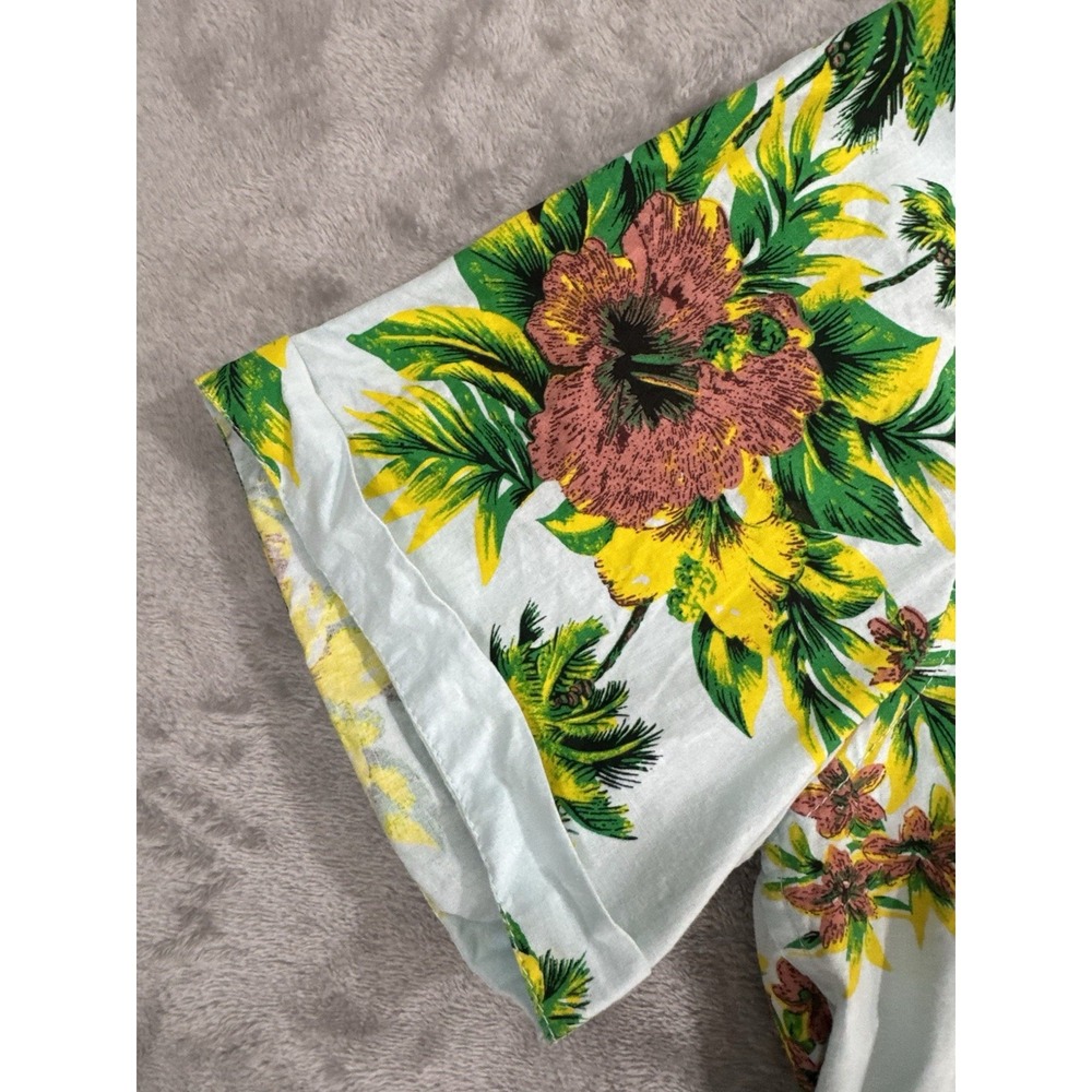 One Resolution Clothing Shirt Mens L Button Up Chest Pocket Hawaiian Tropical‎ - Picture 8 of 15